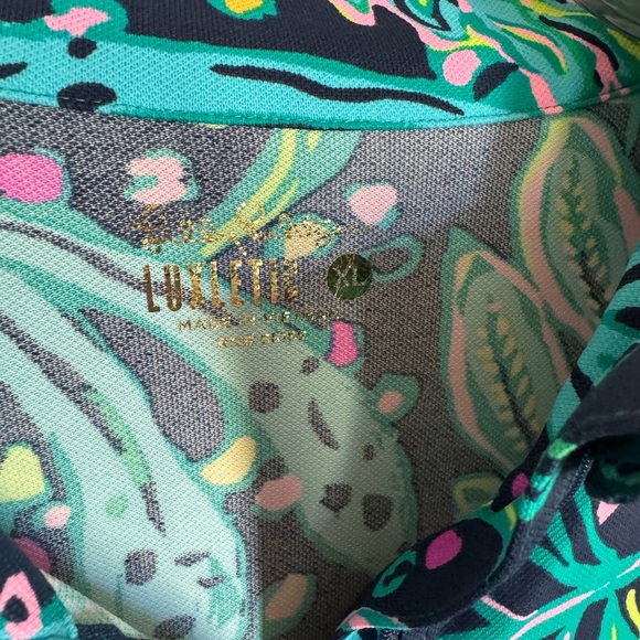 Vibrant Tropical Print Dress - Picture 2 of 7